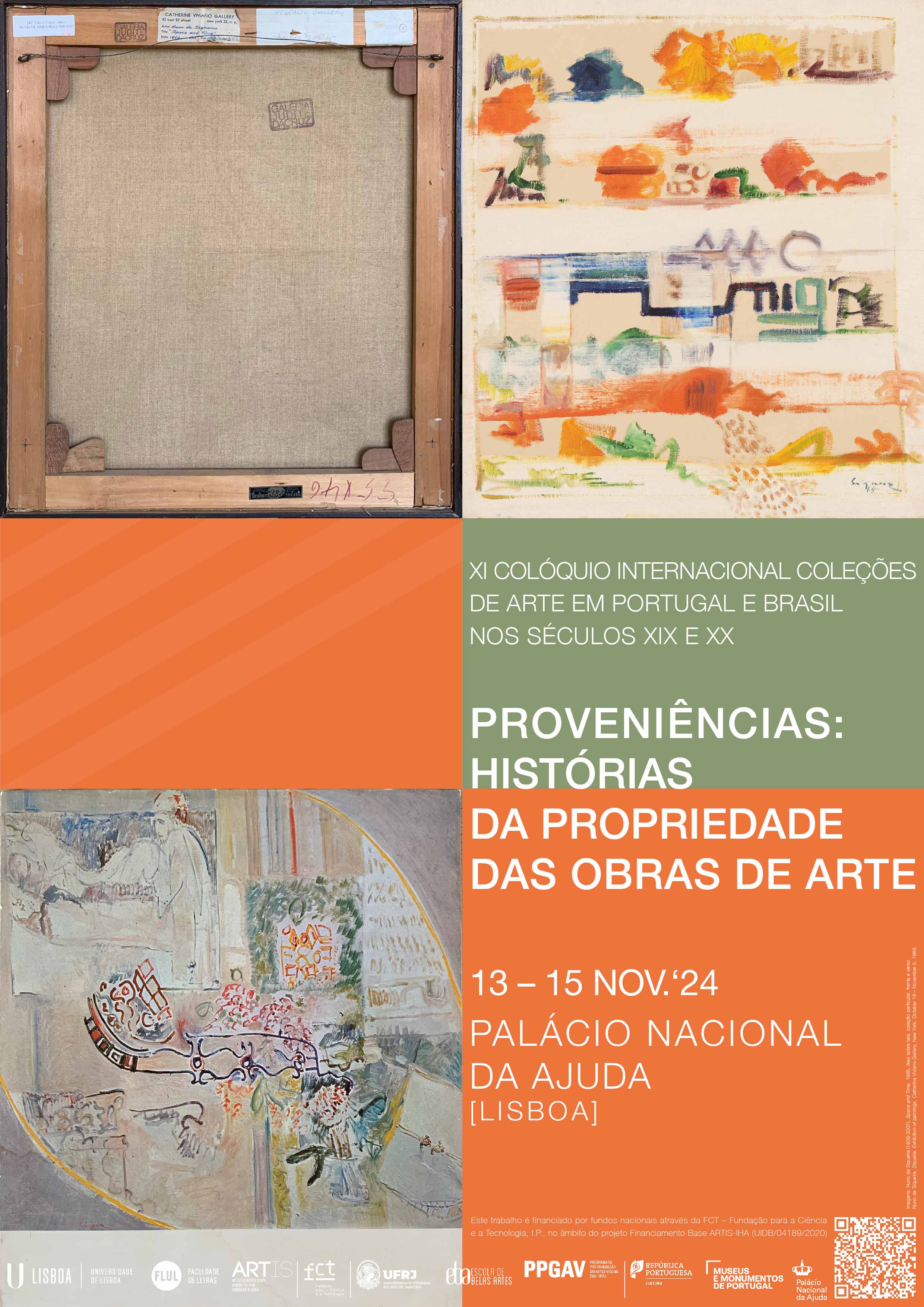 11TH INTERNATIONAL COLLOQUIUM "ART COLLECTIONS IN PORTUGAL AND BRAZIL IN THE 19TH AND 20TH CENTURIES | PROVENANCE: HISTORIES OF THE OWNERSHIP OF WORKS OF ART"