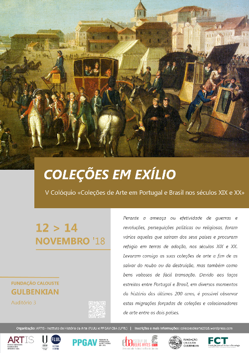 V Colquio Colees de Arte em Portugal e Brasil nos sculos XIX e XX: "Colees em Exlio"