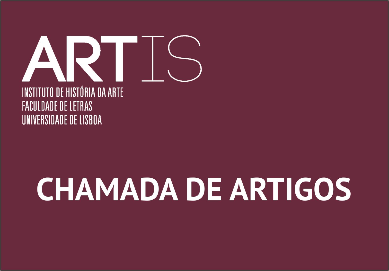 CFP | ARTIS - REVISTA DE HISTRIA DA ARTE E CINCIAS DO PATRIMNIO N 8 (2020): Rococ | 30 de Junho de 2020