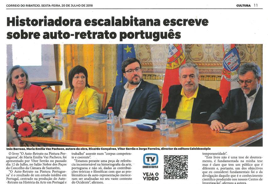 Historiadora escalabitana escreve sobre auto-retrato portugus