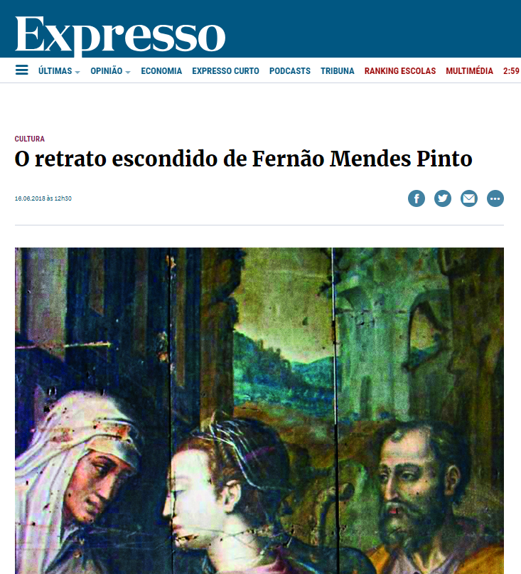 O retrato escondido de Ferno Mendes Pinto