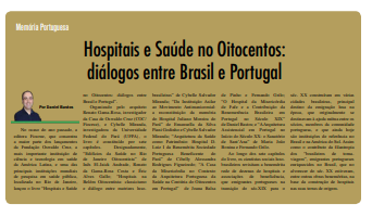 Hospitais e Sade no Oitocentos: dilogos entre Brasil e Portugal